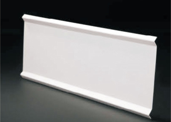 Özel Yapılmış Dekoratif Asma Beyaz Alüminyum Baffle Tavan, Mimari Yanlış Doğrusal Metal Tavan