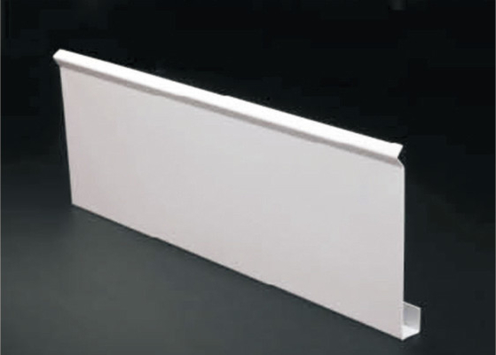 Özel Yapılmış Dekoratif Asma Beyaz Alüminyum Baffle Tavan, Mimari Yanlış Doğrusal Metal Tavan