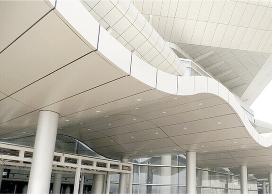 Bina cephe malzemeleri Alüminyum Petek Paneli müze operası için rüzgar geçirmez