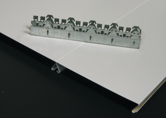 Delikli Eğimli S-şeklinde Alüminyum Şerit Tavan, Akustik Asma Tavan