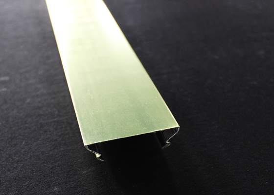 C şeklindeki Sıfır Giderlik Alüminyum Şerit Tavan Paneli / Metal Doğrusal Tavan