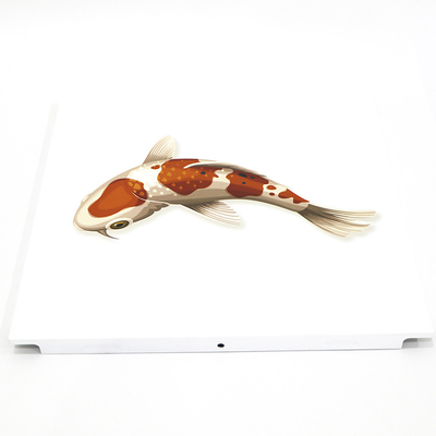 Balık Desen Özel Boyutlu 3D Modern Alüminyum Sanatsal Tavan Fayansları