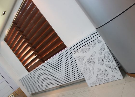Gürültü Alüminyum Duvar Panellerinin Azaltılması / Ses Emme Yapı Dekorasyon Malzemesi