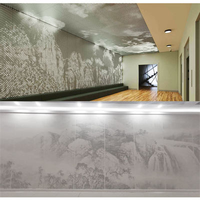 Kültür Elemanı Özel Desenli 2.5mm Lazer Kesim Dekoratif Alüminyum Sanat Duvar Panelleri
